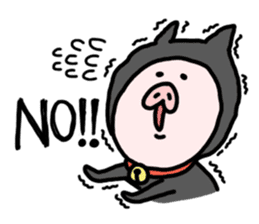 Neko-Buta Pon-chan sticker #6946861