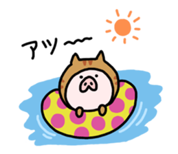 Neko-Buta Pon-chan sticker #6946871