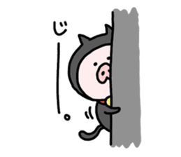 Neko-Buta Pon-chan sticker #6946878