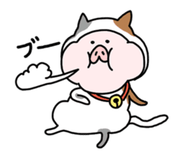 Neko-Buta Pon-chan sticker #6946883