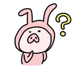 Neko-Buta Pon-chan sticker #6946887