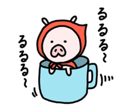 Neko-Buta Pon-chan sticker #6946894