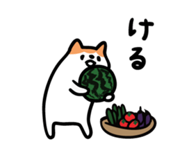 Akita dialects of Summer sticker #6947160