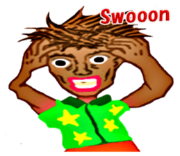 crazy boys.Hawaiian sticker #6947383