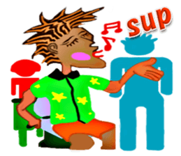 crazy boys.Hawaiian sticker #6947393