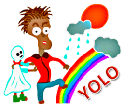 crazy boys.Hawaiian sticker #6947398