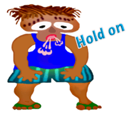 crazy boys.Hawaiian sticker #6947403