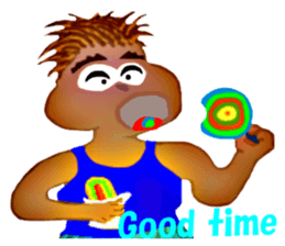 crazy boys.Hawaiian sticker #6947406