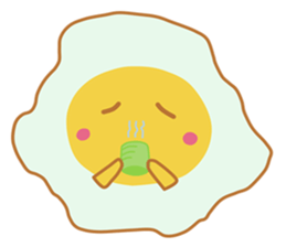 Hikari Fried Egg sticker #6947422