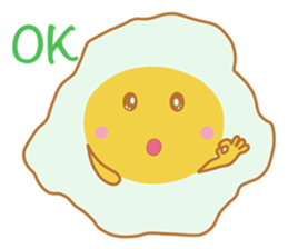 Hikari Fried Egg sticker #6947425