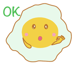 Hikari Fried Egg sticker #6947425