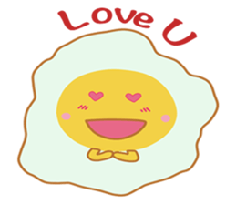 Hikari Fried Egg sticker #6947430