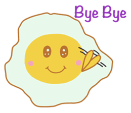 Hikari Fried Egg sticker #6947431