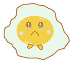 Hikari Fried Egg sticker #6947440