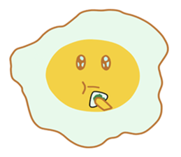 Hikari Fried Egg sticker #6947444
