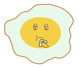 Hikari Fried Egg sticker #6947444