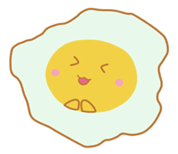 Hikari Fried Egg sticker #6947447