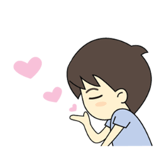 Southern boy is cheerful. sticker #6947854