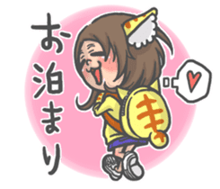 Cat person story.Love sticker #6948354