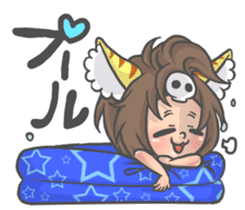 Cat person story.Love sticker #6948373