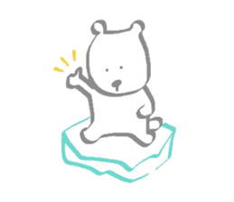 Hey!I'm a"White bear" sticker #6948627