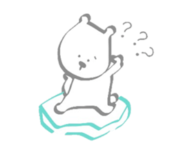 Hey!I'm a"White bear" sticker #6948635