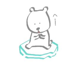 Hey!I'm a"White bear" sticker #6948638