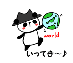 HAT PANDA! sticker #6948737