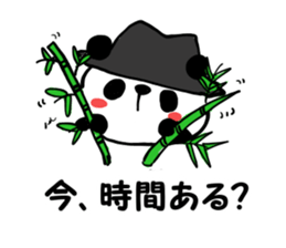 HAT PANDA! sticker #6948740