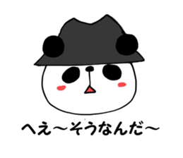 HAT PANDA! sticker #6948743