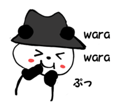 HAT PANDA! sticker #6948744