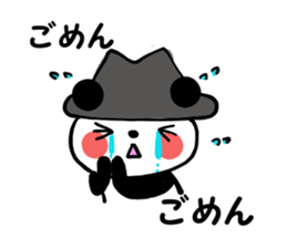 HAT PANDA! sticker #6948765