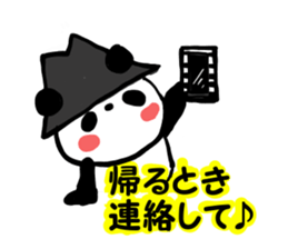 HAT PANDA! sticker #6948769