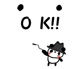 HAT PANDA! sticker #6948770