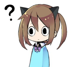 The girl is busy!! sticker #6949057