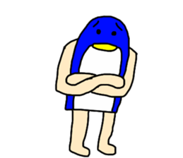 man of penguin sticker #6949141