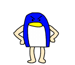 man of penguin sticker #6949145