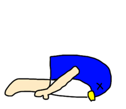 man of penguin sticker #6949156