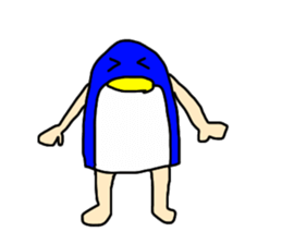 man of penguin sticker #6949158