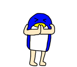 man of penguin sticker #6949167