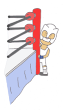 wrestler shiro nekomask sticker #6949177