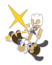 wrestler shiro nekomask sticker #6949183
