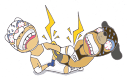 wrestler shiro nekomask sticker #6949184