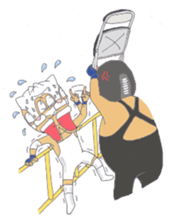 wrestler shiro nekomask sticker #6949200