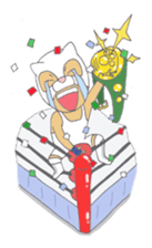 wrestler shiro nekomask sticker #6949206