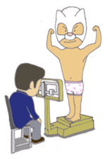 wrestler shiro nekomask sticker #6949214