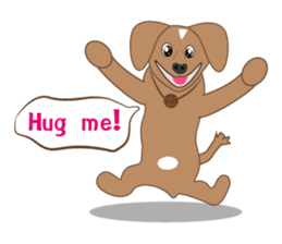 A smart dog " Mr. Jeng " sticker #6950419