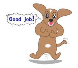 A smart dog " Mr. Jeng " sticker #6950421