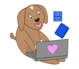 A smart dog " Mr. Jeng " sticker #6950437