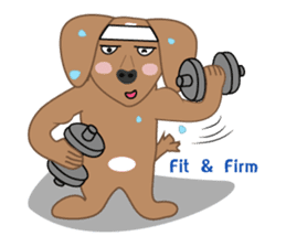 A smart dog " Mr. Jeng " sticker #6950440